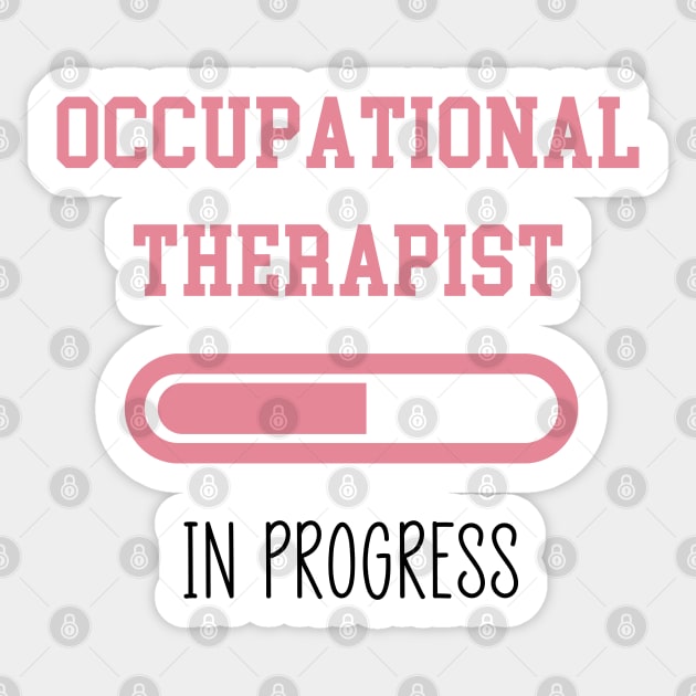 Occupational Therapist In Progress Sticker by GasparArts